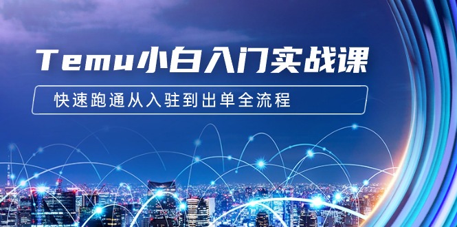 Temu小白入门实战课:跨境拼多多电商培训 快速跑通从入驻到出单全流程-12节插图 Temu小白入门实战课:跨境拼多多电商培训 快速跑通从入驻到出单全流程-12节插图