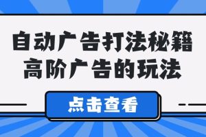 A lice自动广告打法秘籍，高阶广告的玩法