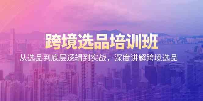 跨境选品培训班:从选品到底层逻辑到实战,深度讲解跨境选品插图 跨境选品培训班:从选品到底层逻辑到实战,深度讲解跨境选品插图