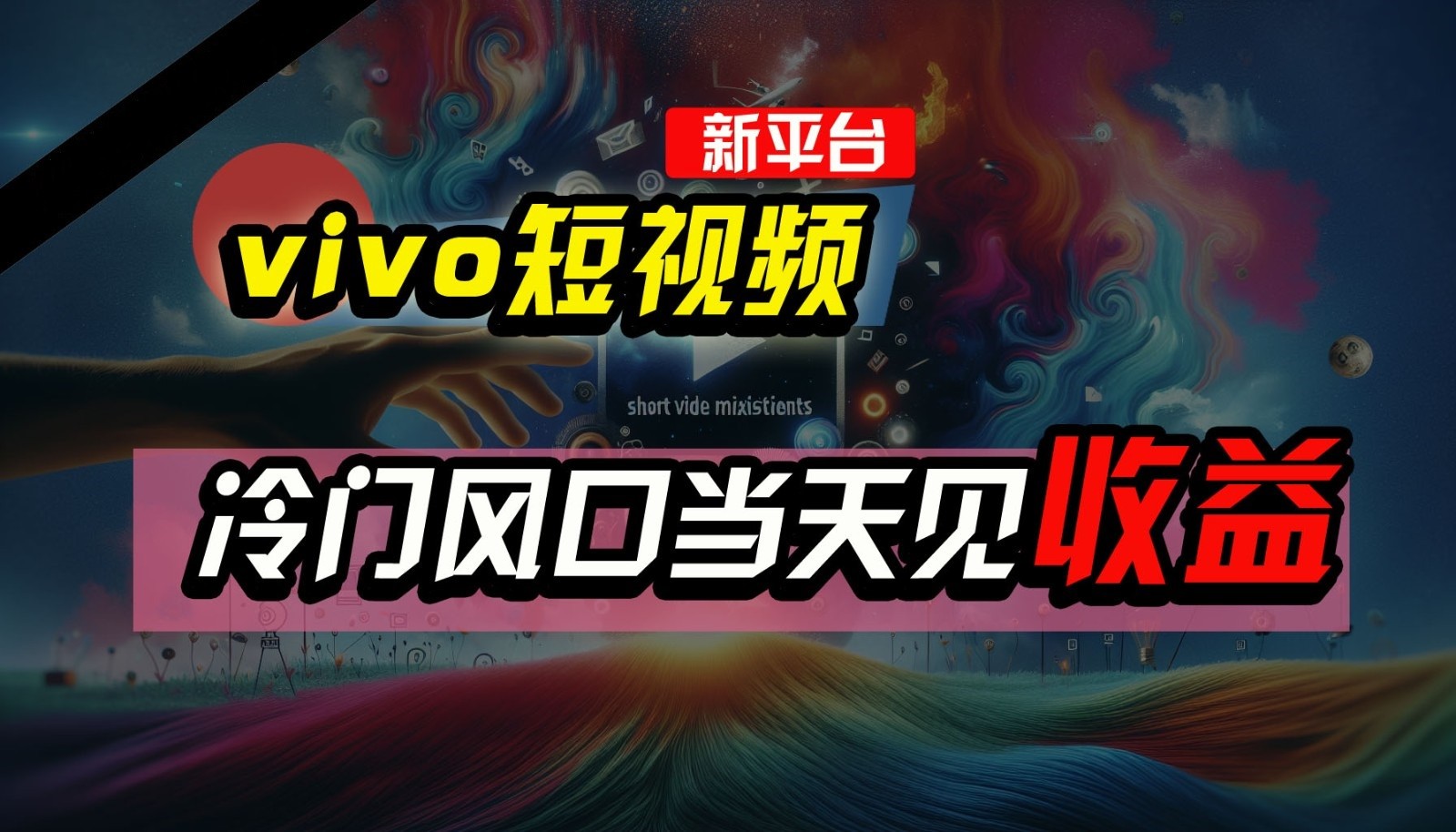 全新平台vivo短视频,新风口AI混剪无脑搬运,冷门风口当天见收益,7天撸了2300+了插图 全新平台vivo短视频,新风口AI混剪无脑搬运,冷门风口当天见收益,7天撸了2300+了插图
