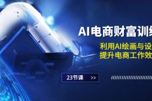 AI电商-财富训练营：利用AI绘画与设计，提升电商工作效率