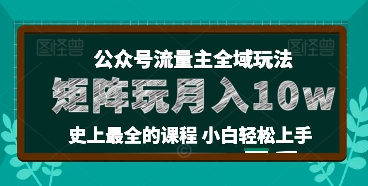 麦子甜公众号流量主全新玩法,核心36讲小白也能做矩阵,月入10w+插图 麦子甜公众号流量主全新玩法,核心36讲小白也能做矩阵,月入10w+