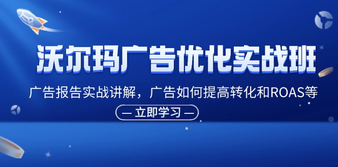 沃尔玛广告优化实战班,广告报告实战讲解,广告如何提高转化和ROAS等插图 沃尔玛广告优化实战班,广告报告实战讲解,广告如何提高转化和ROAS等插图