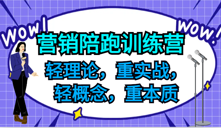 营销陪跑训练营,轻理论,重实战,轻概念,重本质,适合中小企业和初创企业的老板插图 营销陪跑训练营,轻理论,重实战,轻概念,重本质,适合中小企业和初创企业的老板插图