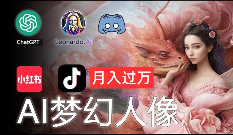 AI摄影梦幻人像:零基础也能月入过万的秘密【揭秘】插图 AI摄影梦幻人像:零基础也能月入过万的秘密【揭秘】