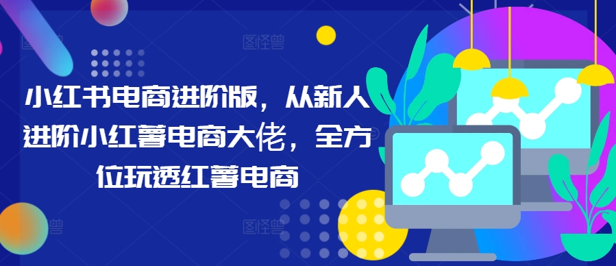 小红书电商进阶版,从新人进阶小红薯电商大佬,全方位玩透红薯电商插图 小红书电商进阶版,从新人进阶小红薯电商大佬,全方位玩透红薯电商