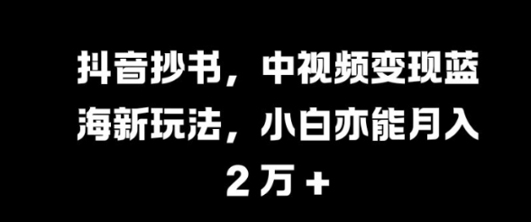 抖音抄书,中视频变现蓝海新玩法,小白亦能月入 过W【揭秘】插图 视频号混剪玩法,2分钟一条视频,单月变现2W+【揭秘】