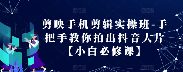 剪映手机剪辑实操班-手把手教你拍出抖音大片【小白必修课】插图 视频号混剪玩法,2分钟一条视频,单月变现2W+【揭秘】