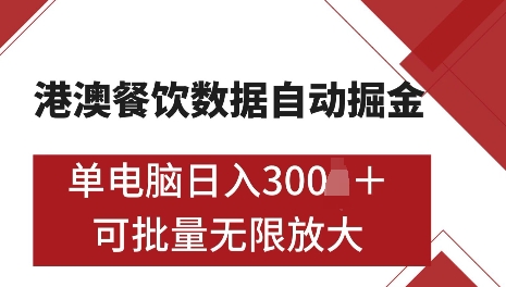 港澳数据全自动掘金,单电脑日入5张,可矩阵批量无限操作【仅揭秘】插图 港澳数据全自动掘金,单电脑日入5张,可矩阵批量无限操作【仅揭秘】