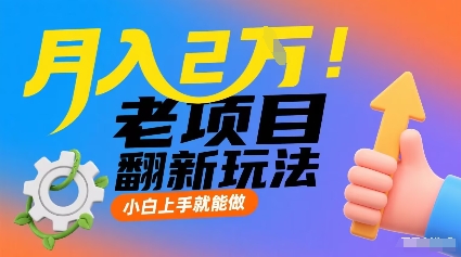 月入2W!老项目翻新玩法,小白上手就能做,非常容易上手插图 月入2W!老项目翻新玩法,小白上手就能做,非常容易上手