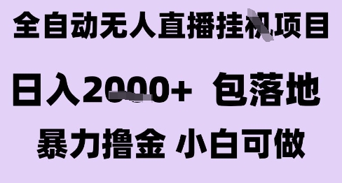 最新全自动抖音无人直播挂G项目,日入2k+ 包落地暴力撸金,小白可做【揭秘】插图 最新全自动抖音无人直播挂G项目,日入2k+ 包落地暴力撸金,小白可做【揭秘】