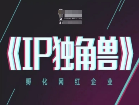 IP独角兽,孵化网红企业,ip教程插图 IP独角兽,孵化网红企业,ip教程