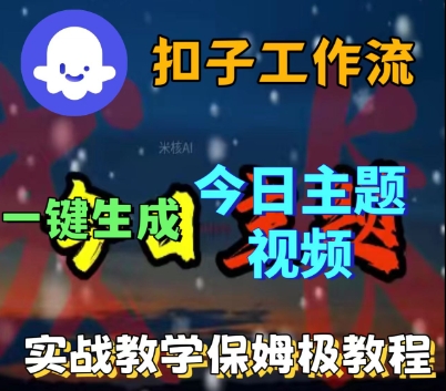 Coze扣子工作流一键生成今日话题视频,实战保姆级教程插图 Coze扣子工作流一键生成今日话题视频,实战保姆级教程