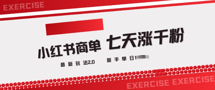 小红书商单2.0最新玩法,3天涨千粉单日变现多张插图 小红书商单2.0最新玩法,3天涨千粉单日变现多张