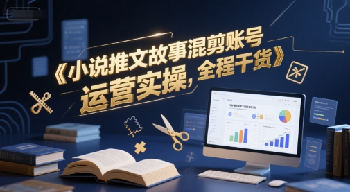 小说推文故事混剪账号运营实操,全程干货插图 小说推文故事混剪账号运营实操,全程干货