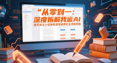 从零到一:深度拆解我运用AI撰写爽文小说挣取首笔稿费的全流程思路插图 从零到一:深度拆解我运用AI撰写爽文小说挣取首笔稿费的全流程思路