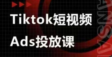 Ads视频投放课,tiktok短视频广告投放课插图 Ads视频投放课,tiktok短视频广告投放课