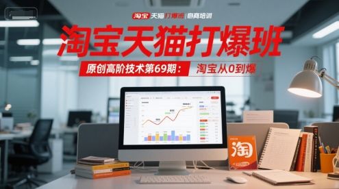 淘宝天猫打爆班原创高阶技术第69期:淘宝从0到爆插图 淘宝天猫打爆班原创高阶技术第69期:淘宝从0到爆