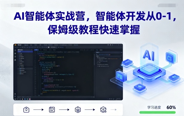 AI智能体实战营,智能体开发从0-1,保姆级教程快速掌握插图 AI智能体实战营,智能体开发从0-1,保姆级教程快速掌握