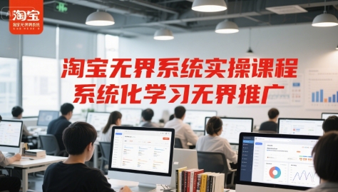 淘宝无界系统实操课程,系统化学习无界推广插图 淘宝无界系统实操课程,系统化学习无界推广