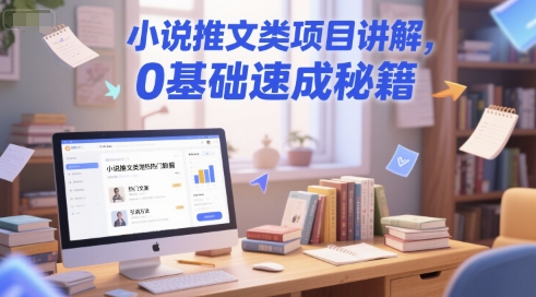 小说推文类项目讲解,0 基础速成秘籍插图 小说推文类项目讲解,0 基础速成秘籍