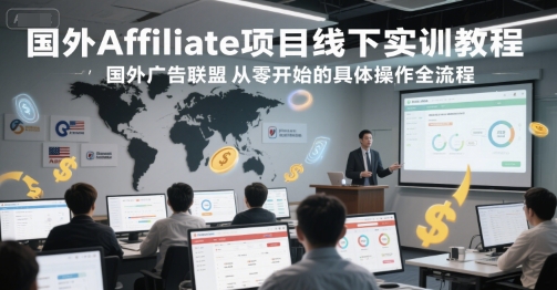 国外Affiliate项目线下实训教程,国外广告联盟从零开始的具体操作全流程插图 国外Affiliate项目线下实训教程,国外广告联盟从零开始的具体操作全流程