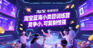 淘宝蓝海小类目训练营, 竞争小,可复制性强插图 淘宝蓝海小类目训练营, 竞争小,可复制性强