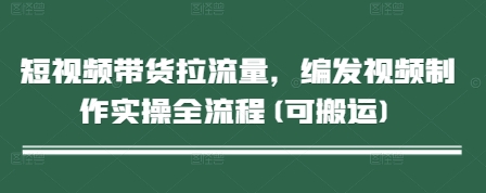 短视频带货拉流量,编发视频制作实操全流程(可搬运)插图 短视频带货拉流量,编发视频制作实操全流程(可搬运)