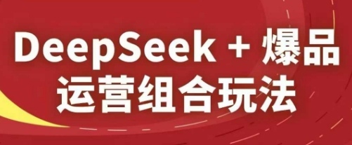 DeepSeek+爆品运营组合玩法,2025淘系精品课插图 DeepSeek+爆品运营组合玩法,2025淘系精品课