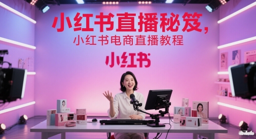 小红书直播秘笈,小红书电商直播教程插图 小红书直播秘笈,小红书电商直播教程