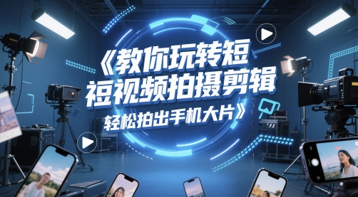 教你玩转短视频拍摄剪辑,轻松拍出手机大片插图 教你玩转短视频拍摄剪辑,轻松拍出手机大片