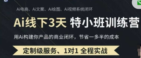 AI实操培训第20-21期线下,0基础保姆级教程,3月最新整理,企业获客、降本增效、打造超级个体插图 AI实操培训第20-21期线下,0基础保姆级教程,3月最新整理,企业获客、降本增效、打造超级个体