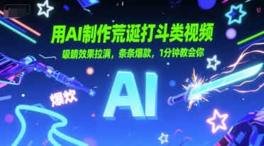 用AI制作荒诞打斗类视频,吸睛效果拉满,条条爆款,1分钟教会你插图 用AI制作荒诞打斗类视频,吸睛效果拉满,条条爆款,1分钟教会你