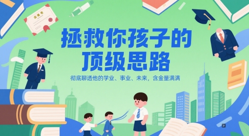 付费文章:拯救你孩子的顶级思路,彻底聊透他的学业、事业、未来,含金量满满插图 付费文章:拯救你孩子的顶级思路,彻底聊透他的学业、事业、未来,含金量满满