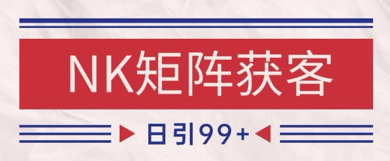 小红书某音NK赛道引流获客 自热矩阵日引200+【揭秘】插图 小红书某音NK赛道引流获客 自热矩阵日引200+【揭秘】
