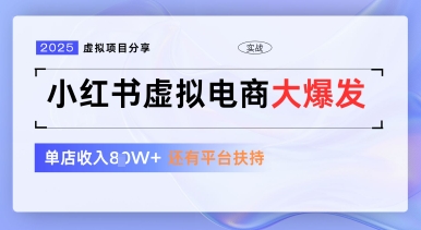 小红书虚拟电商项目,平台大力免费流量扶持,低门槛1拖3玩法插图 小红书虚拟电商项目,平台大力免费流量扶持,低门槛1拖3玩法