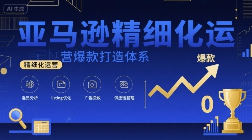 亚马逊精细化运营爆款打造体系,视频课+全套资料文档插图 亚马逊精细化运营爆款打造体系,视频课+全套资料文档