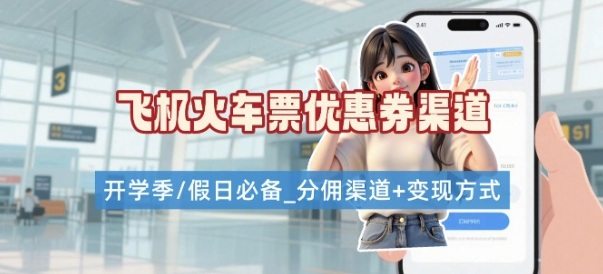 学生党必看!机票火车票优惠券申请渠道 + 项目打法,开学季节日速存插图 学生党必看!机票火车票优惠券申请渠道 + 项目打法,开学季节日速存