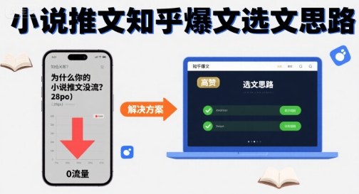 为什么你的小说推文没流量?小说推文知乎爆文选文思路插图 为什么你的小说推文没流量?小说推文知乎爆文选文思路