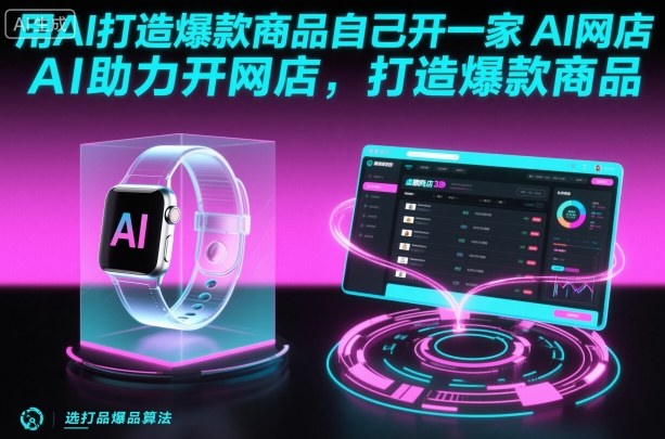 用AI打造爆款商品自己开一家AI网店,AI助力开网店,打造爆款商品插图 用AI打造爆款商品自己开一家AI网店,AI助力开网店,打造爆款商品