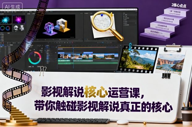 影视解说核心运营课,带你触碰影视解说真正的核心插图 影视解说核心运营课,带你触碰影视解说真正的核心