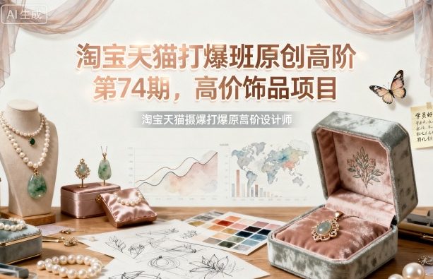 淘宝天猫打爆班原创高阶第74期,高价饰品项目插图 淘宝天猫打爆班原创高阶第74期,高价饰品项目