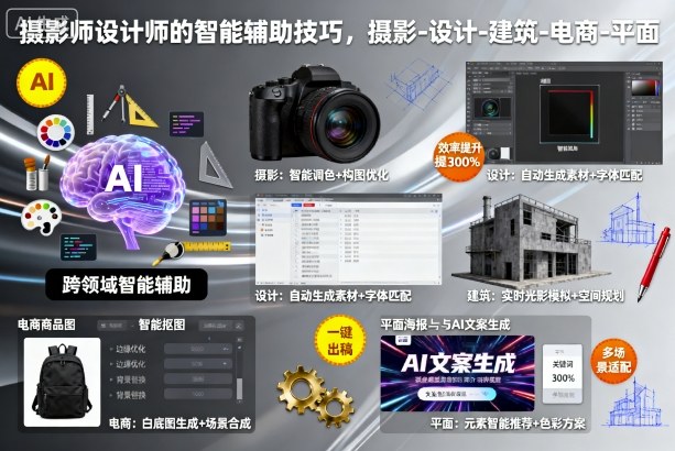 摄影师设计师的智能辅助技巧,摄影-设计-建筑-电商-平面插图 摄影师设计师的智能辅助技巧,摄影-设计-建筑-电商-平面