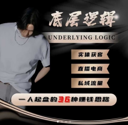 一个人起盘的底层逻辑,私域流量-直播电商-实体获客,一人起盘的36种賺钱思路插图 一个人起盘的底层逻辑,私域流量-直播电商-实体获客,一人起盘的36种賺钱思路