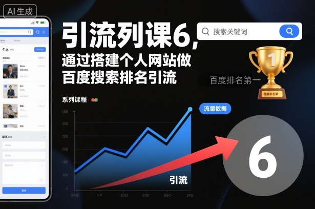 引流系列课6,通过搭建个人网站做百度搜索排名引流插图 引流系列课6,通过搭建个人网站做百度搜索排名引流