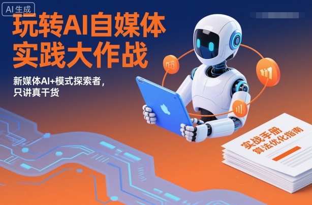 玩转AI自媒体实践大作战,新媒体AI+模式探索者,只讲真干货插图 玩转AI自媒体实践大作战,新媒体AI+模式探索者,只讲真干货