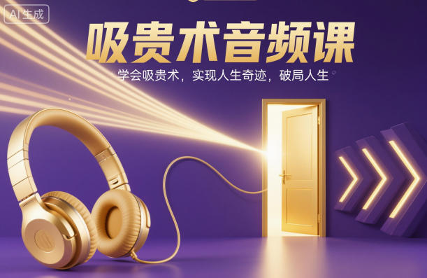 吸贵术音频课,学会吸贵术,实现人生奇迹,破局人生插图 吸贵术音频课,学会吸贵术,实现人生奇迹,破局人生