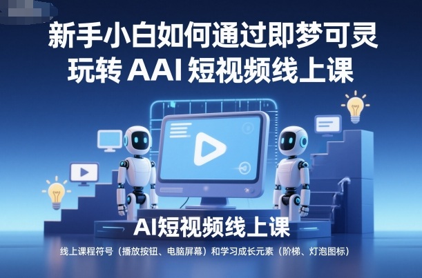 新手小白如何通过即梦可灵玩转AI短视频线上课插图 新手小白如何通过即梦可灵玩转AI短视频线上课