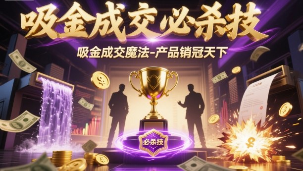 吸金成交必杀技,吸金成交魔法-产品销冠天下插图 吸金成交必杀技,吸金成交魔法-产品销冠天下