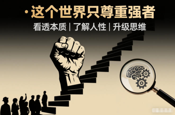 开悟1.0:这个世界只尊重强者,看透本质-了解人性-升级思维插图 开悟1.0:这个世界只尊重强者,看透本质-了解人性-升级思维